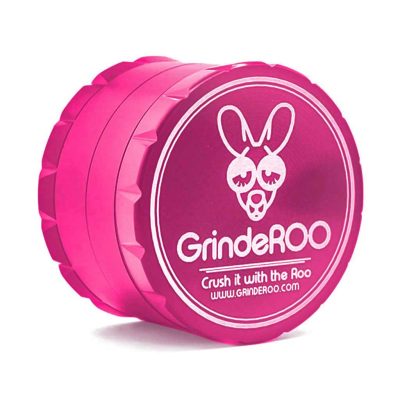 63mm 4pc Grinderoo Grinder - Rose Quartz
